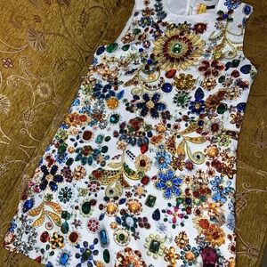 Bella Barnett Embellished Floral Mini Dress